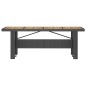 vidaXL Set comedor de jardín 7 piezas y cojines ratán sintético negro vidaXL Set comedor de jardín 7 piezas y cojines ratán sintético negro