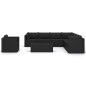 vidaXL Set de muebles de jardín 10 pzas cojines ratán sintético negro vidaXL Set de muebles de jardín 10 pzas cojines ratán sintético negro