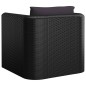 vidaXL Set de muebles de jardín 10 pzas cojines ratán sintético negro vidaXL Set de muebles de jardín 10 pzas cojines ratán sintético negro