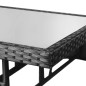 vidaXL Juego de comedor para jardín 5 piezas ratán sintético negro vidaXL Juego de comedor para jardín 5 piezas ratán sintético negro