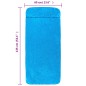 vidaXL Toallas de playa 4 uds tela turquesa 400 g/m² 60x135 cm vidaXL Toallas de playa 4 uds tela turquesa 400 g/m² 60x135 cm
