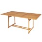 vidaXL Conjunto de comedor de jardín 9 piezas madera maciza de teca vidaXL Conjunto de comedor de jardín 9 piezas madera maciza de teca