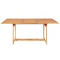 vidaXL Conjunto de comedor de jardín 9 piezas madera maciza de teca vidaXL Conjunto de comedor de jardín 9 piezas madera maciza de teca