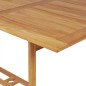 vidaXL Conjunto de comedor de jardín 9 piezas madera maciza de teca vidaXL Conjunto de comedor de jardín 9 piezas madera maciza de teca