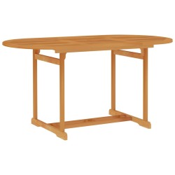 vidaXL Set de comedor para jardín 7 piezas teca maciza y cojines gris