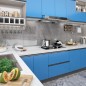 vidaXL Láminas autoadhesivas muebles 2 uds PVC azul celeste 500x90 cm vidaXL Láminas autoadhesivas muebles 2 uds PVC azul celeste 500x90 cm