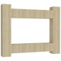 vidaXL Set de muebles salón TV 8 pzas madera ingeniería roble Sonoma