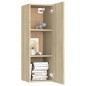 vidaXL Set de muebles salón TV 8 pzas madera ingeniería roble Sonoma