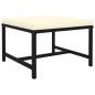 vidaXL Set de muebles de jardín 3 pzas y cojines ratán sintético negro vidaXL Set de muebles de jardín 3 pzas y cojines ratán sintético negro