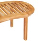 vidaXL Juego de muebles de jardín 5 piezas madera maciza de teca