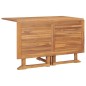 vidaXL Set de comedor de jardín plegable 5 pzas madera maciza de teca vidaXL Set de comedor de jardín plegable 5 pzas madera maciza de teca