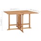 vidaXL Set de comedor de jardín plegable 5 pzas madera maciza de teca vidaXL Set de comedor de jardín plegable 5 pzas madera maciza de teca