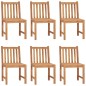 vidaXL Conjunto de comedor de jardín 7 piezas madera maciza de teca