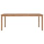 vidaXL Conjunto de comedor de jardín 7 piezas madera maciza de teca vidaXL Conjunto de comedor de jardín 7 piezas madera maciza de teca