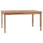 vidaXL Set de comedor de jardín 5 pzas y cojines madera maciza de teca vidaXL Set de comedor de jardín 5 pzas y cojines madera maciza de teca