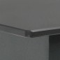 vidaXL Set de comedor de jardín de 5 piezas PVC ratán negro