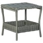 vidaXL Set muebles jardín 2 pzas ratán sintético gris claro y cojines vidaXL Set muebles jardín 2 pzas ratán sintético gris claro y cojines