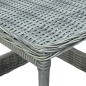 vidaXL Set muebles jardín 2 pzas ratán sintético gris claro y cojines vidaXL Set muebles jardín 2 pzas ratán sintético gris claro y cojines