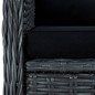 vidaXL Set comedor jardín 7 pzas cojines ratán sintético gris oscuro vidaXL Set comedor jardín 7 pzas cojines ratán sintético gris oscuro