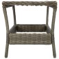 vidaXL Set muebles de jardín 3 pzas y cojines ratán sintético marrón vidaXL Set muebles de jardín 3 pzas y cojines ratán sintético marrón
