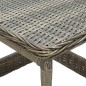 vidaXL Set muebles de jardín 3 pzas y cojines ratán sintético marrón vidaXL Set muebles de jardín 3 pzas y cojines ratán sintético marrón