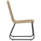 vidaXL Juego de comedor para jardín 3 piezas ratán sintético y vidrio vidaXL Juego de comedor para jardín 3 piezas ratán sintético y vidrio