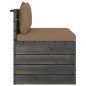 vidaXL Muebles de jardín de palets 2 piezas cojines madera de pino vidaXL Muebles de jardín de palets 2 piezas cojines madera de pino