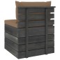vidaXL Muebles de jardín de palets 2 piezas cojines madera de pino vidaXL Muebles de jardín de palets 2 piezas cojines madera de pino