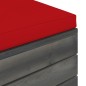 vidaXL Otomana de palets para jardín con cojín madera de pino vidaXL Otomana de palets para jardín con cojín madera de pino