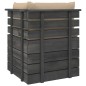 vidaXL Muebles de palés para jardín 5 piezas cojines madera maciza pino vidaXL Muebles de palés para jardín 5 piezas cojines madera maciza pino