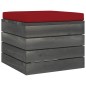 vidaXL Muebles de jardín de palets 3 piezas cojines madera maciza pino vidaXL Muebles de jardín de palets 3 piezas cojines madera maciza pino