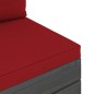 vidaXL Muebles de jardín de palets 3 piezas cojines madera maciza pino vidaXL Muebles de jardín de palets 3 piezas cojines madera maciza pino