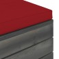 vidaXL Muebles de jardín de palets 3 piezas cojines madera maciza pino vidaXL Muebles de jardín de palets 3 piezas cojines madera maciza pino