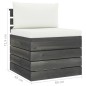 vidaXL Muebles de palets para jardín 7 pzas cojines madera maciza pino vidaXL Muebles de palets para jardín 7 pzas cojines madera maciza pino