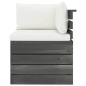 vidaXL Muebles de palets para jardín 7 pzas cojines madera maciza pino vidaXL Muebles de palets para jardín 7 pzas cojines madera maciza pino
