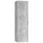 vidaXL Set muebles de salón TV 7 pzas madera ingeniería gris hormigón
