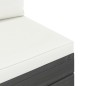 vidaXL Muebles de palets para jardín 6 pzas cojines madera maciza pino vidaXL Muebles de palets para jardín 6 pzas cojines madera maciza pino
