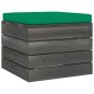 vidaXL Muebles de palets de jardín 10 pzas cojines madera maciza pino vidaXL Muebles de palets de jardín 10 pzas cojines madera maciza pino