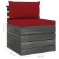 vidaXL Muebles de palets para jardín 7 pzas cojines madera maciza pino vidaXL Muebles de palets para jardín 7 pzas cojines madera maciza pino