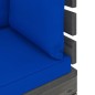 vidaXL Muebles de palets para jardín 9 pzas cojines madera maciza pino vidaXL Muebles de palets para jardín 9 pzas cojines madera maciza pino