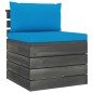 vidaXL Muebles de palets para jardín 9 pzas cojines madera maciza pino vidaXL Muebles de palets para jardín 9 pzas cojines madera maciza pino