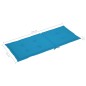 vidaXL Sillas de jardín 2 uds con cojines azules madera maciza de teca vidaXL Sillas de jardín 2 uds con cojines azules madera maciza de teca