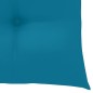 vidaXL Sillas de jardín 2 uds madera de teca con cojines azul claro vidaXL Sillas de jardín 2 uds madera de teca con cojines azul claro