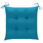 vidaXL Sillas de jardín 2 uds madera de teca con cojines azul claro vidaXL Sillas de jardín 2 uds madera de teca con cojines azul claro