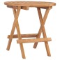 vidaXL Set comedor de jardín plegable 3 piezas madera de teca cojines vidaXL Set comedor de jardín plegable 3 piezas madera de teca cojines