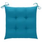 vidaXL Set comedor de jardín plegable 3 piezas madera de teca cojines vidaXL Set comedor de jardín plegable 3 piezas madera de teca cojines