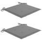 vidaXL Set comedor de jardín plegable 3 piezas madera de teca cojines vidaXL Set comedor de jardín plegable 3 piezas madera de teca cojines