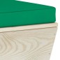 vidaXL Sofá de palets de jardín 4 plazas con cojines madera de abeto vidaXL Sofá de palets de jardín 4 plazas con cojines madera de abeto