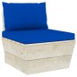 vidaXL Muebles de jardín de palets 6 piezas y cojines madera de abeto vidaXL Muebles de jardín de palets 6 piezas y cojines madera de abeto