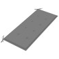 vidaXL Banco de jardín con cojín bambú 120 cm vidaXL Banco de jardín con cojín bambú 120 cm